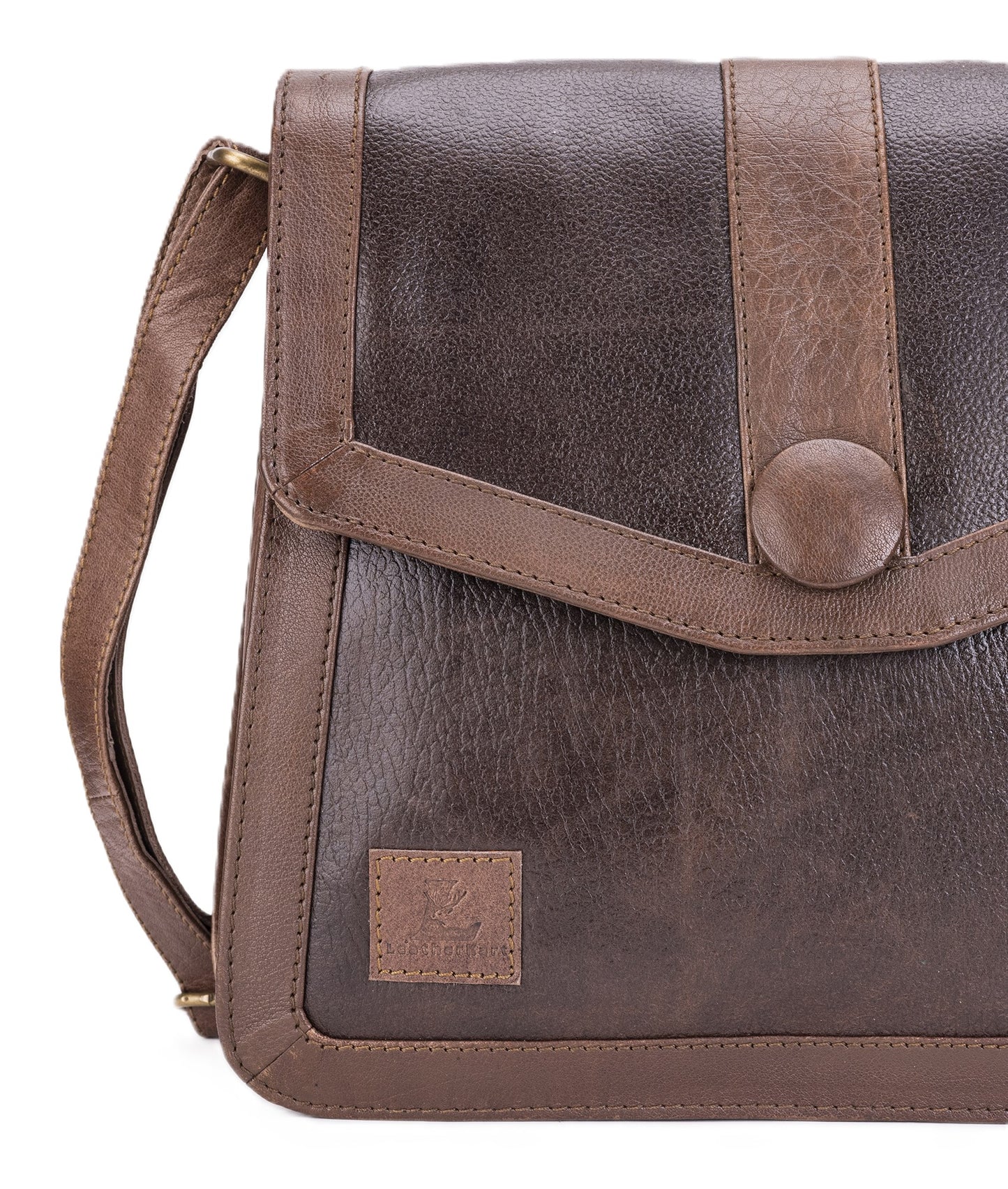 Leatherkart Camera Genuine Leather Sling/Shoulder Bag - Brown