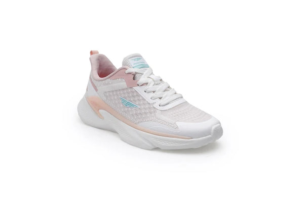 Red Tape Womens Sports Walking Shoes - White/Pink