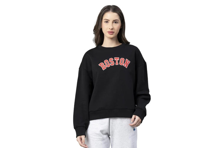 Red Tape Womens Sweatshirt - Black