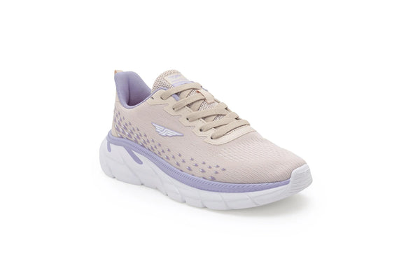 Red Tape Womens Sports Walking Shoes - Peach/ Lilac