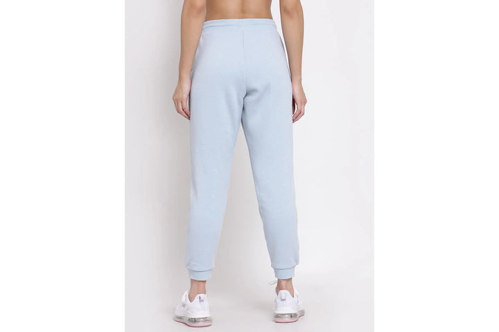 Red Tape Women Joggers with Front Side Pockets - Light Blue