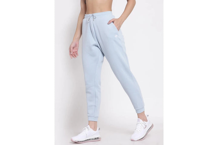 Red Tape Women Joggers with Front Side Pockets - Light Blue