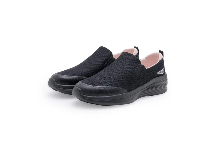 Red Tape Womens Sports Walking Shoes - Black/Black