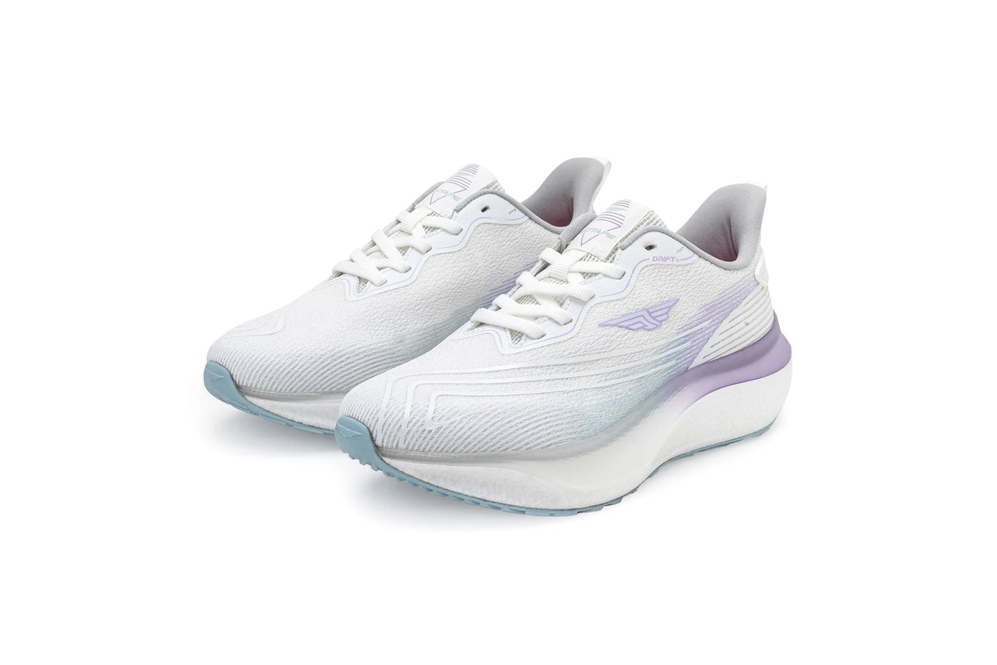 Red Tape Womens Sports Walking & Running Shoes - White / Purple