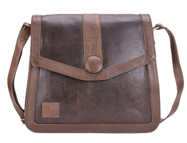 Leatherkart Camera Genuine Leather Sling/Shoulder Bag - Brown