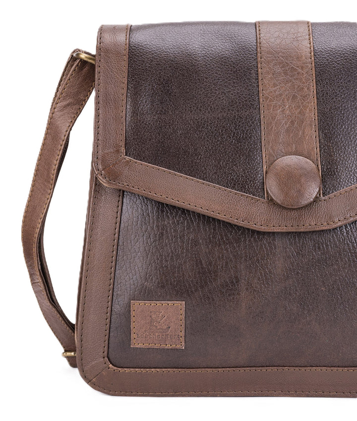 Leatherkart Camera Genuine Leather Sling/Shoulder Bag - Brown