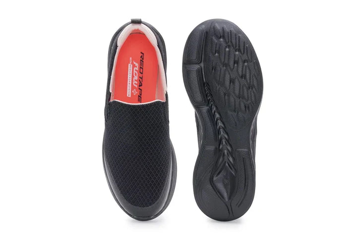 Red Tape Womens Sports Walking Shoes - Black/Black
