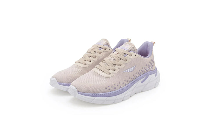 Red Tape Womens Sports Walking Shoes - Peach/ Lilac