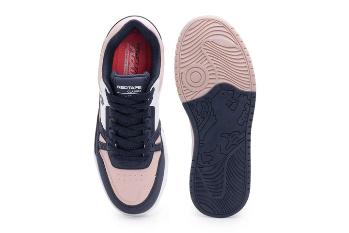 Red Tape Womens Sports Walking Shoes - Pink/Navy - 7
