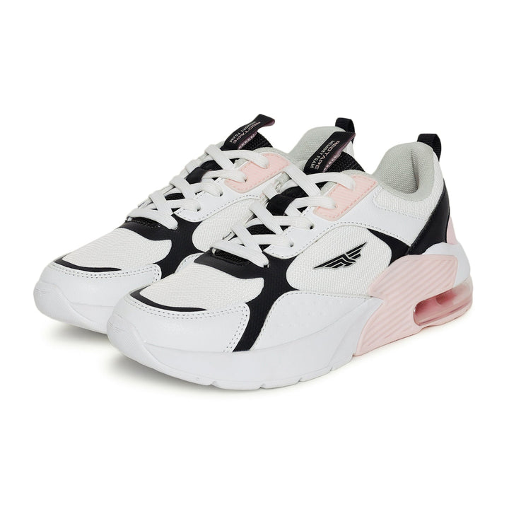 Red Tape Womens Sports Walking Shoes - White/Black