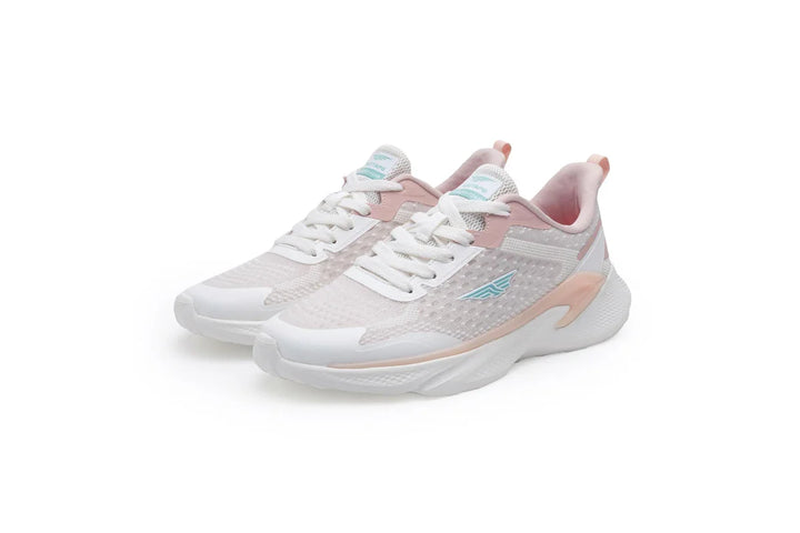 Red Tape Womens Sports Walking Shoes - White/Pink